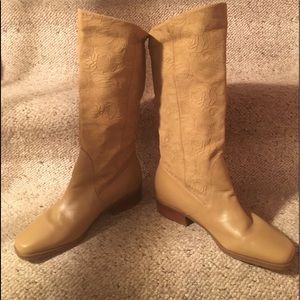 Suela Khaki Genuine Leather Boots